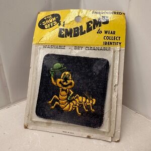Vintage The Show Offs Emblem Patch Embroidered Bug‎ Collectible